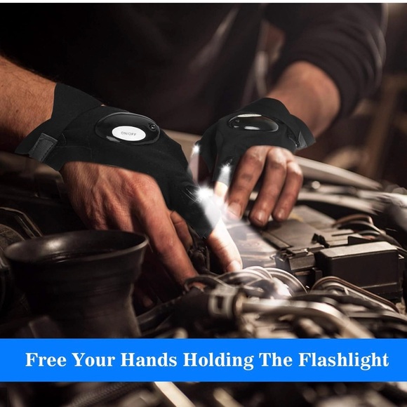 LED Flashlight Gloves - Picture 2 of 7